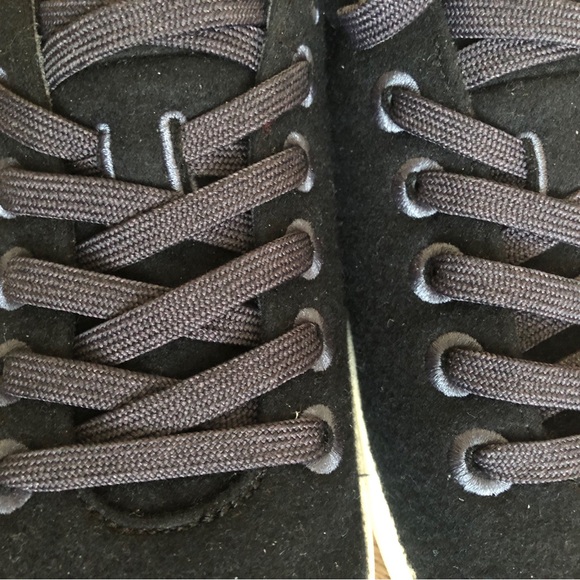 Allbirds Women’s Wool Piper Black Sneakers Soft Wool Walking Shoes Size 9 - Picture 10 of 16